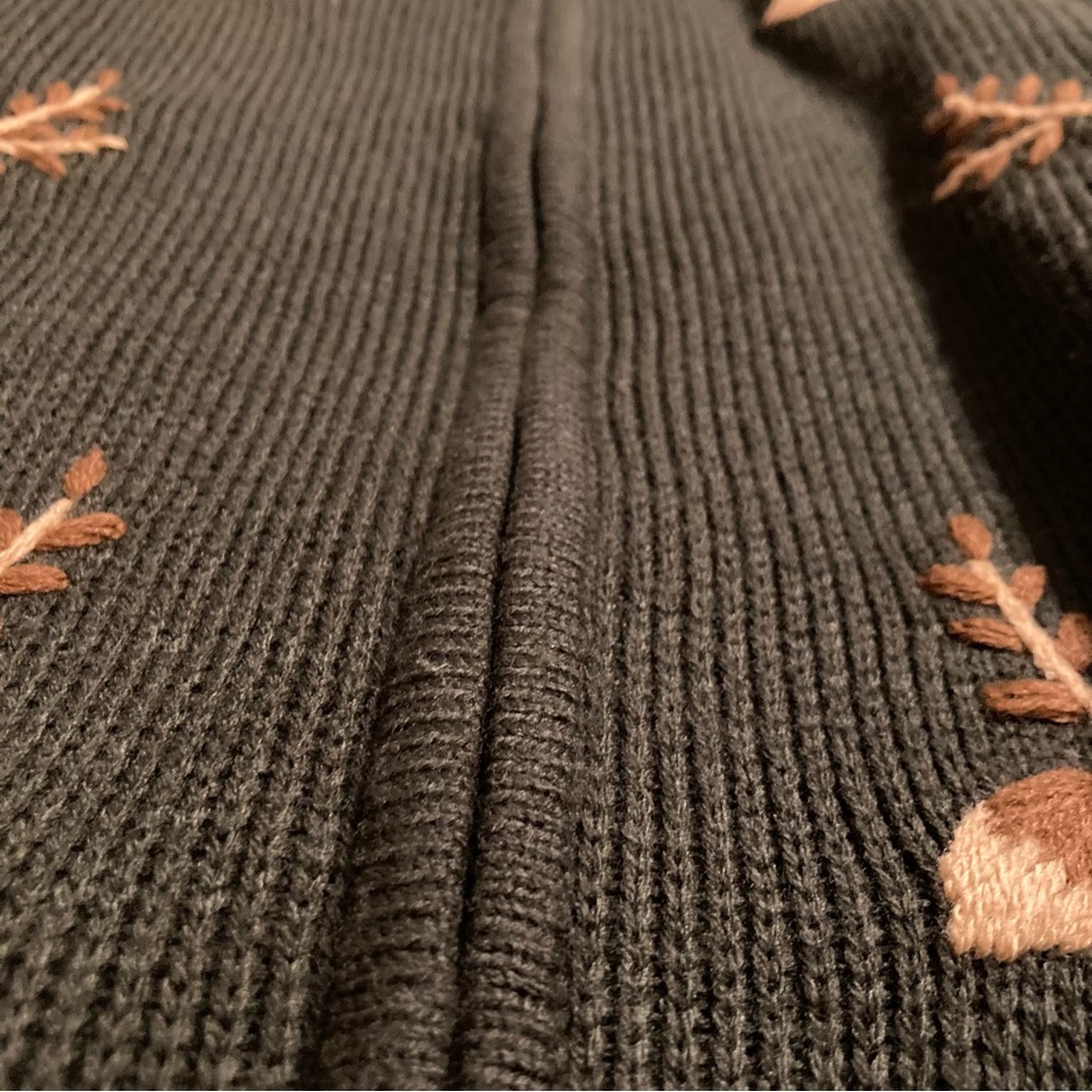 NWOT Vintage Classic Elements Knit Embroidered Sweater Size L - Picture 12 of 15
